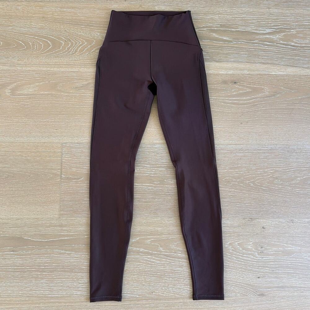 Alo Yoga High Waist Leggings Size S Brown